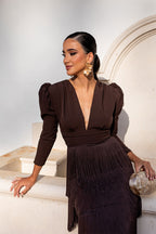 Vestido Cleo Chocolate