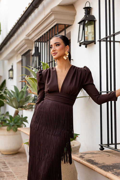 Vestido Cleo Chocolate