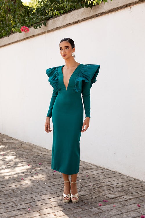 Vestido Molin Petróleo