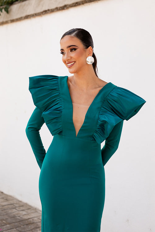 Vestido Molin Petróleo