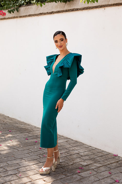 Vestido Molin Petróleo