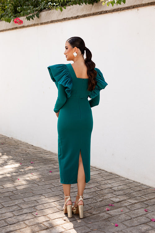 Vestido Molin Petróleo