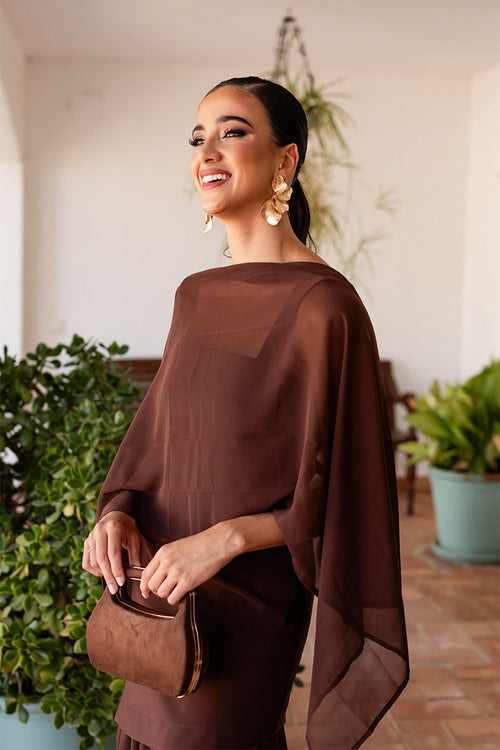 Vestido Ronda Marrón