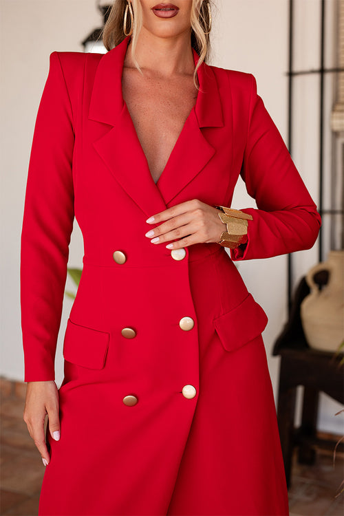 Vestido/Blazer Rojo