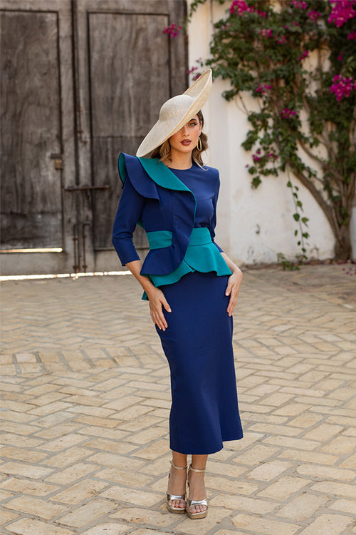 Vestido Kaelis Marino