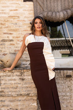 Vestido Banak Marrón