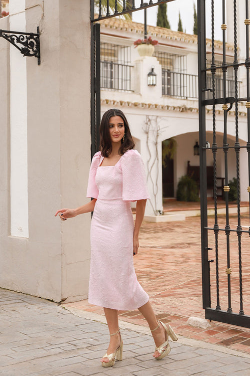 Conjunto Elara Falda Rosa