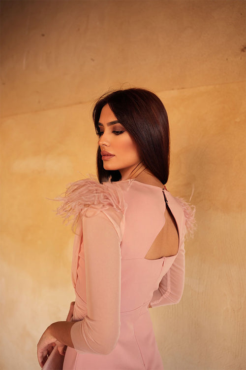 Vestido Meryl Rosa Pico