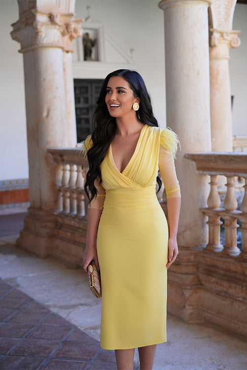 Vestido Meryl Amarillo