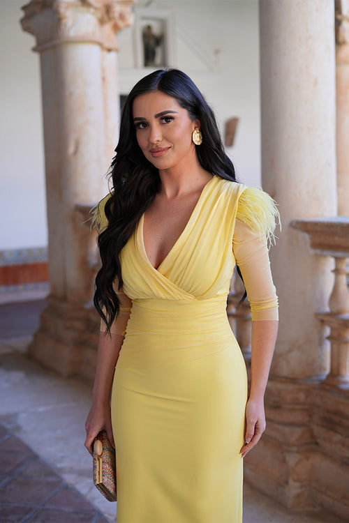 Vestido Meryl Amarillo
