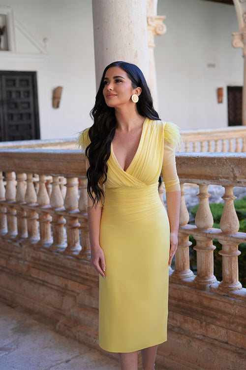 Vestido Meryl Amarillo