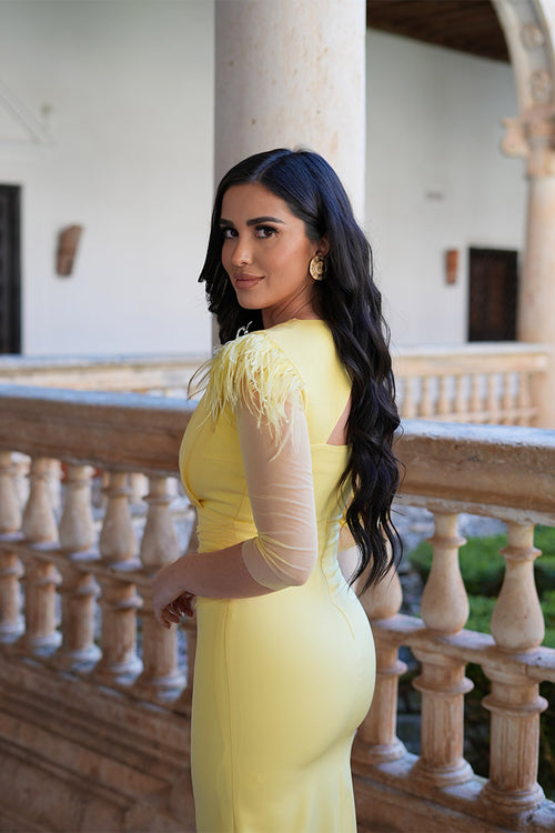 Vestido Meryl Amarillo