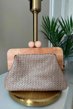 Purple Round Bag