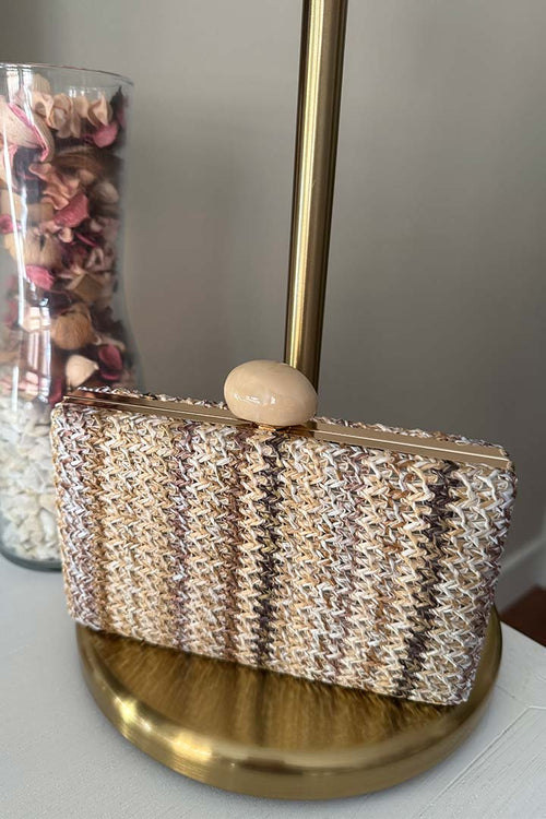 Bolso Rafia Beige