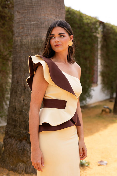Vestido Kaelis Amarillo