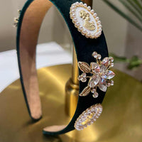 Diadema Pedrería Verde
