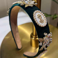 Diadema Pedrería Verde