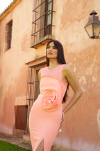 Vestido Binecar Mandarina