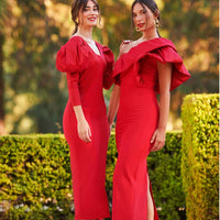 Vestido Deep Red