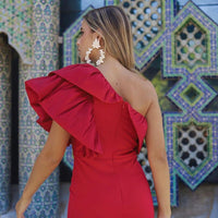 Vestido Deep Red
