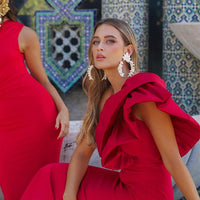 Vestido Deep Red