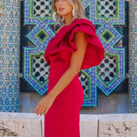 Vestido Deep Red