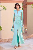 Vestido Largo Turquesa