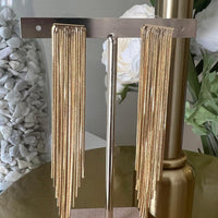 Pendientes Cortina Dorados