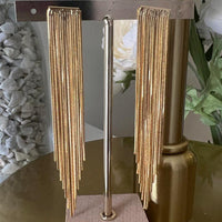 Pendientes Cortina Dorados
