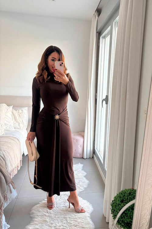 Vestido Baiona Marrón