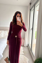 Vestido Baiona Granate