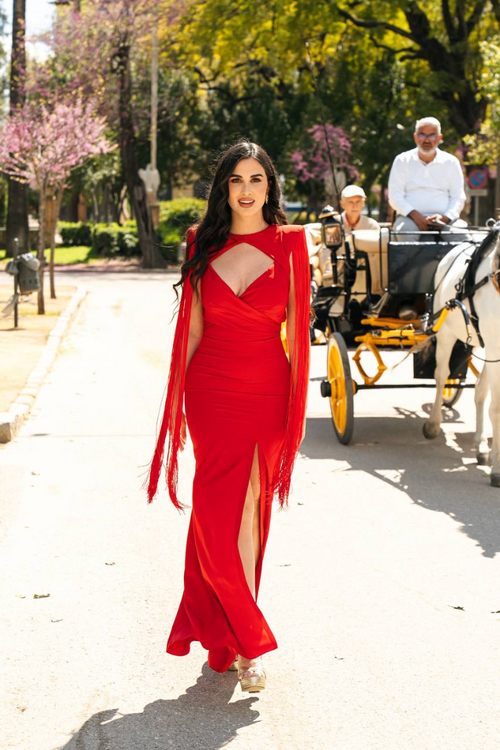Vestido Lebrija Rojo