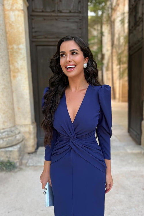 Vestido Carlyn Marino