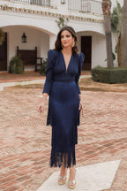 Vestido Cleo Marino