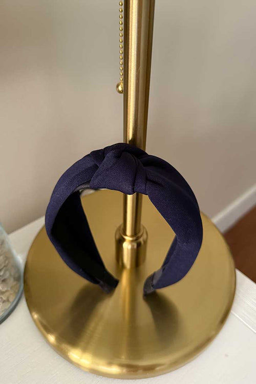 Diadema azul marino