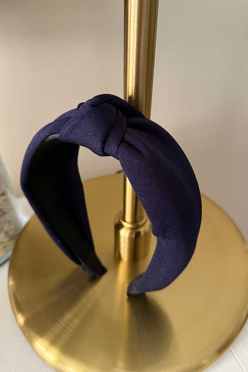 Diadema azul marino
