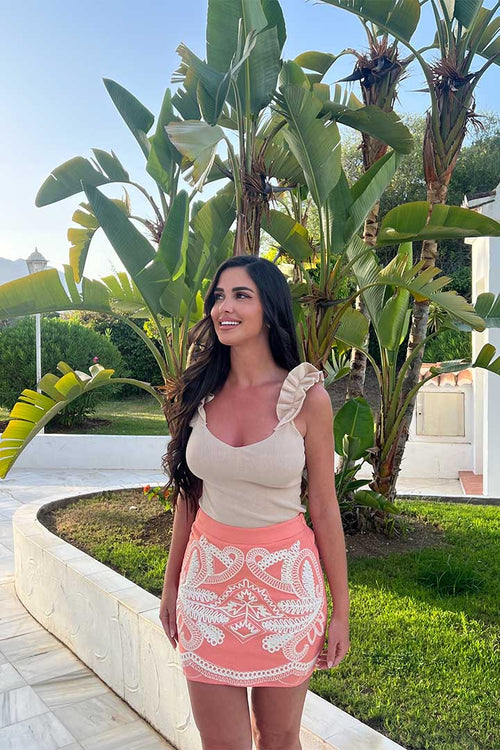 Falda Coral