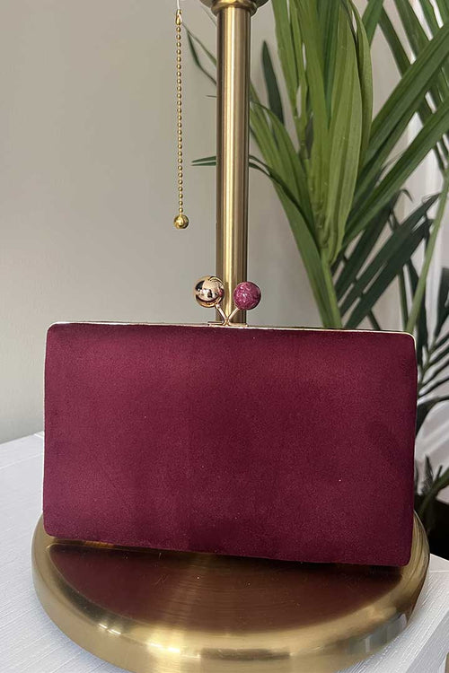 Bolso Ante Granate