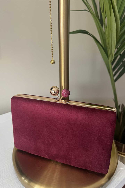Bolso Ante Granate