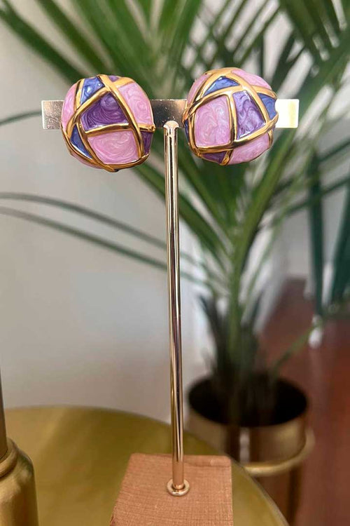 Pendientes Peñón Lila