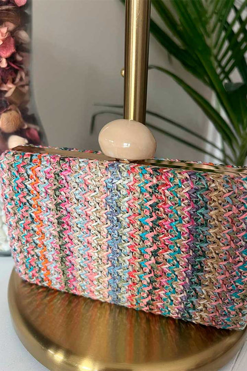 Bolso Rafia Multicolor
