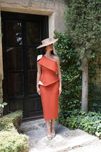 Vestido Rabat Teja