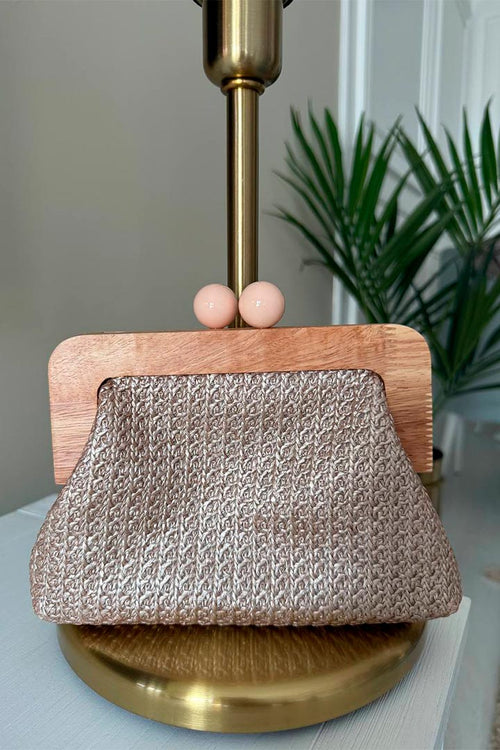 Purple Round Bag