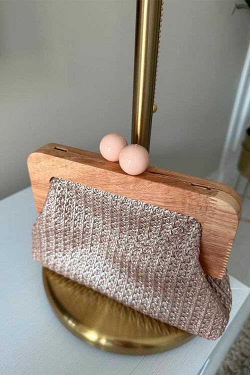 Purple Round Bag