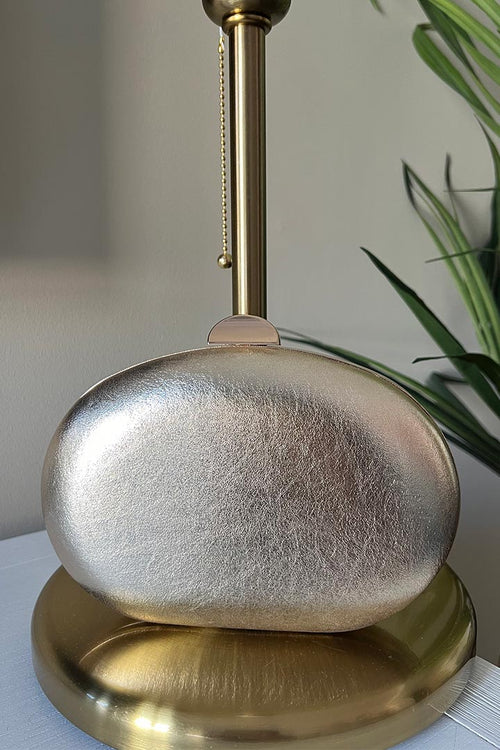 Bolso Ovalado Dorado