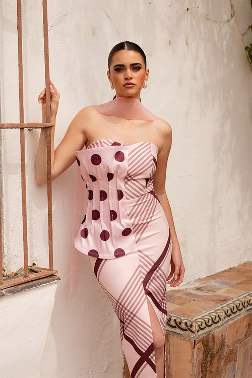 Vestido Casté Rosa