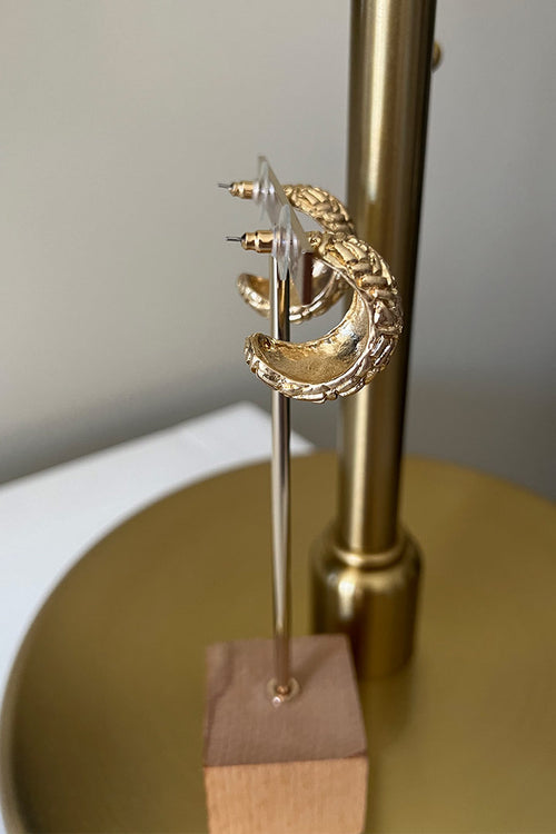 Pendientes Giro Dorado