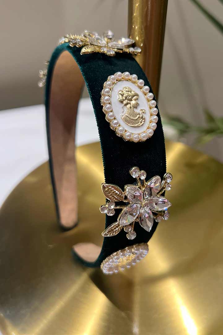 Diadema Pedrería Verde
