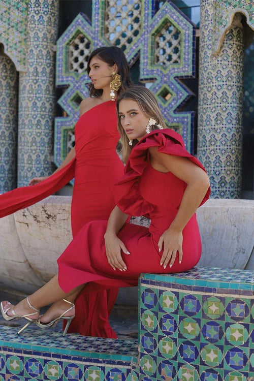 Vestido Deep Red