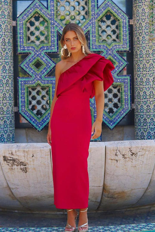 Vestido Deep Red